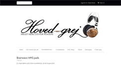 Desktop Screenshot of hoved-grej.dk